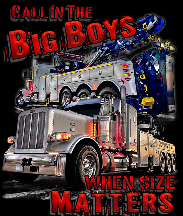TOW TRUCK SIZE MATTERS